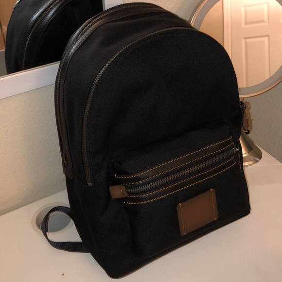 Black coach backpack main image 4